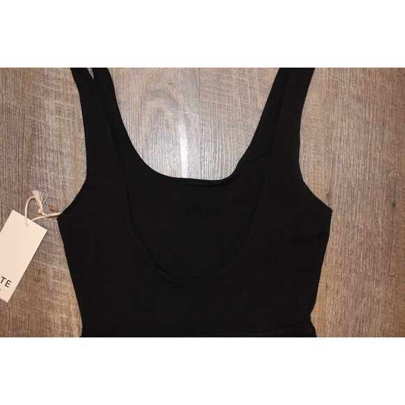 MATE the Label Organic Stretch Unitard Jet Black NWT RARE! - Picture 9 of 9